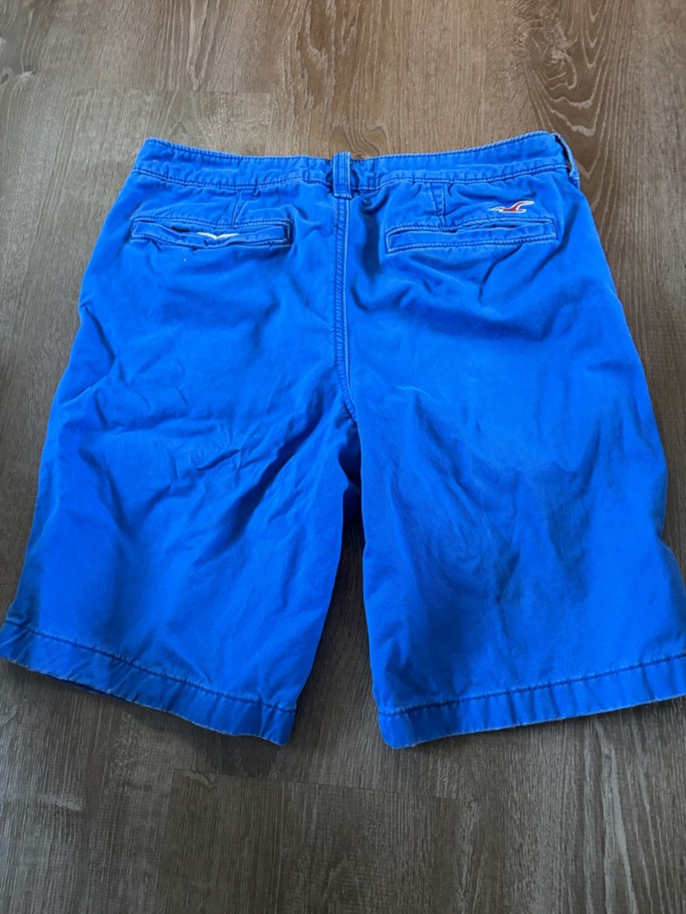 Hollister California Men’s Classic Chino Shorts Blue Size 33 - Picture 3 of 6